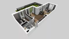 2 pokoje, mieszkanie 56,47 m², parter, oferta nr D/3, Osiedle Wilno 8.1.2, Warszawa, Targówek, Elsnerów, ul. Bukowiecka