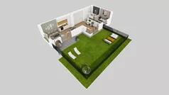 2 pokoje, mieszkanie 56,47 m², parter, oferta nr D/3, Osiedle Wilno 8.1.2, Warszawa, Targówek, Elsnerów, ul. Bukowiecka