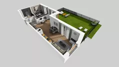 2 pokoje, mieszkanie 56,47 m², parter, oferta nr D/3, Osiedle Wilno 8.1.2, Warszawa, Targówek, Elsnerów, ul. Bukowiecka