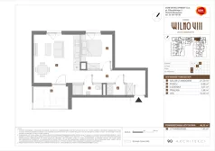 2 pokoje, mieszkanie 46,32 m², parter, oferta nr D/56, Osiedle Wilno 8.1.2, Warszawa, Targówek, Elsnerów, ul. Bukowiecka