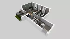 2 pokoje, mieszkanie 46,32 m², parter, oferta nr D/56, Osiedle Wilno 8.1.2, Warszawa, Targówek, Elsnerów, ul. Bukowiecka