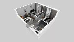 2 pokoje, mieszkanie 32,12 m², piętro 2, oferta nr D/70, Osiedle Wilno 8.1.2, Warszawa, Targówek, Elsnerów, ul. Bukowiecka
