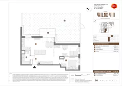2 pokoje, mieszkanie 57,56 m², parter, oferta nr C/3, Osiedle Wilno 8.1.2, Warszawa, Targówek, Elsnerów, ul. Bukowiecka