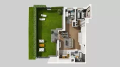 2 pokoje, mieszkanie 57,56 m², parter, oferta nr C/3, Osiedle Wilno 8.1.2, Warszawa, Targówek, Elsnerów, ul. Bukowiecka