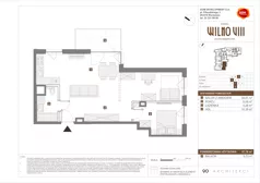 2 pokoje, mieszkanie 57,76 m², piętro 1, oferta nr C/9, Osiedle Wilno 8.1.2, Warszawa, Targówek, Elsnerów, ul. Bukowiecka