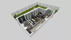 2 pokoje, mieszkanie 46,97 m², parter, oferta nr U/2, Wille Biskupin 2.1, Wrocław, Biskupin-Sępolno-Dąbie-Bartoszowice, Śródmieście, ul. K. Olszewskiego