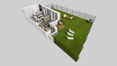 2 pokoje, mieszkanie 46,97 m², parter, oferta nr U/2, Wille Biskupin 2.1, Wrocław, Biskupin-Sępolno-Dąbie-Bartoszowice, Śródmieście, ul. K. Olszewskiego