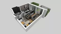 2 pokoje, mieszkanie 34,69 m², parter, oferta nr A/1, Apartamenty Kamieńskiego, Wrocław, Karłowice-Różanka, ul. Kamieńskiego 53a