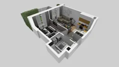 2 pokoje, mieszkanie 34,69 m², parter, oferta nr A/1, Apartamenty Kamieńskiego, Wrocław, Karłowice-Różanka, ul. Kamieńskiego 53a