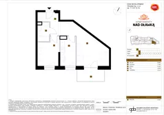 2 pokoje, mieszkanie 44,80 m², piętro 1, oferta nr A/63, Apartamenty nad Oławką, Wrocław, Przedmieście Oławskie, Krzyki, ul. Krakowska 98