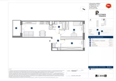 2 pokoje, mieszkanie 56,98 m², piętro 1, oferta nr C/130, Przystanek Prądnik 2, Kraków, Prądnik Biały, Górka Narodowa, ul. Meiera