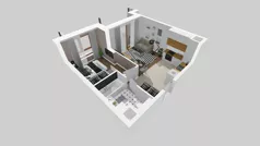 2 pokoje, mieszkanie 37,29 m², piętro 2, oferta nr F/12, Apartamenty Literacka bud. E i F, Warszawa, Bielany, Piaski, ul. Literacka