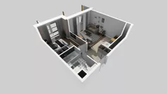 2 pokoje, mieszkanie 37,24 m², piętro 11, oferta nr F/58, Apartamenty Literacka bud. E i F, Warszawa, Bielany, Piaski, ul. Literacka