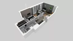 2 pokoje, mieszkanie 46,80 m², piętro 1, oferta nr B/85, Osiedle przy Wielickiej etap 1.2, Kraków, Bieżanów-Prokocim, ul. M. Orwid