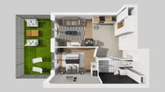 2 pokoje, mieszkanie 40,35 m², piętro 2, oferta nr C/181, Przystanek Prądnik 2, Kraków, Prądnik Biały, Górka Narodowa, ul. Meiera