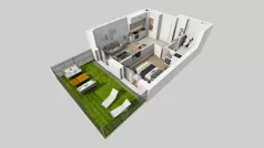 2 pokoje, mieszkanie 40,35 m², piętro 2, oferta nr C/181, Przystanek Prądnik 2, Kraków, Prądnik Biały, Górka Narodowa, ul. Meiera