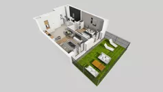 2 pokoje, mieszkanie 40,35 m², piętro 2, oferta nr C/181, Przystanek Prądnik 2, Kraków, Prądnik Biały, Górka Narodowa, ul. Meiera