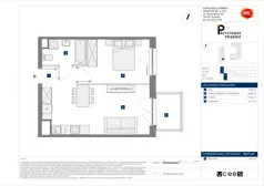 2 pokoje, mieszkanie 39,77 m², piętro 1, oferta nr C/3, Przystanek Prądnik 2, Kraków, Prądnik Biały, Górka Narodowa, ul. Meiera