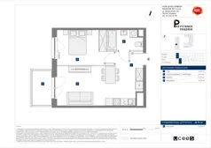 2 pokoje, mieszkanie 39,72 m², piętro 1, oferta nr C/7, Przystanek Prądnik 2, Kraków, Prądnik Biały, Górka Narodowa, ul. Meiera