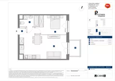 2 pokoje, mieszkanie 42,01 m², piętro 2, oferta nr C/10, Przystanek Prądnik 2, Kraków, Prądnik Biały, Górka Narodowa, ul. Meiera