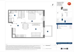 2 pokoje, mieszkanie 42,38 m², piętro 3, oferta nr C/25, Przystanek Prądnik 2, Kraków, Prądnik Biały, Górka Narodowa, ul. Meiera