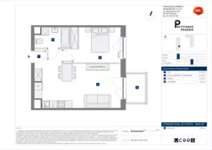2 pokoje, mieszkanie 42,01 m², piętro 5, oferta nr C/34, Przystanek Prądnik 2, Kraków, Prądnik Biały, Górka Narodowa, ul. Meiera