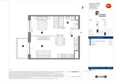 2 pokoje, mieszkanie 39,72 m², piętro 5, oferta nr C/39, Przystanek Prądnik 2, Kraków, Prądnik Biały, Górka Narodowa, ul. Meiera
