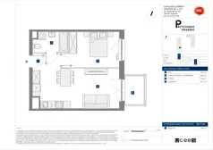 2 pokoje, mieszkanie 39,77 m², piętro 6, oferta nr C/43, Przystanek Prądnik 2, Kraków, Prądnik Biały, Górka Narodowa, ul. Meiera