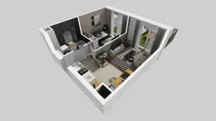 2 pokoje, mieszkanie 35,32 m², parter, oferta nr C/59, Przystanek Prądnik 2, Kraków, Prądnik Biały, Górka Narodowa, ul. Meiera