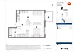 2 pokoje, mieszkanie 39,28 m², piętro 2, oferta nr C/66, Przystanek Prądnik 2, Kraków, Prądnik Biały, Górka Narodowa, ul. Meiera