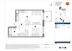 2 pokoje, mieszkanie 39,28 m², piętro 3, oferta nr C/72, Przystanek Prądnik 2, Kraków, Prądnik Biały, Górka Narodowa, ul. Meiera