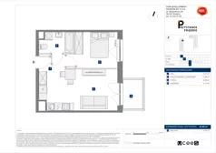 2 pokoje, mieszkanie 35,60 m², piętro 3, oferta nr C/77, Przystanek Prądnik 2, Kraków, Prądnik Biały, Górka Narodowa, ul. Meiera