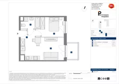 2 pokoje, mieszkanie 35,60 m², piętro 4, oferta nr C/83, Przystanek Prądnik 2, Kraków, Prądnik Biały, Górka Narodowa, ul. Meiera