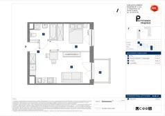 2 pokoje, mieszkanie 35,60 m², piętro 6, oferta nr C/95, Przystanek Prądnik 2, Kraków, Prądnik Biały, Górka Narodowa, ul. Meiera
