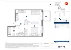 2 pokoje, mieszkanie 39,28 m², piętro 7, oferta nr C/96, Przystanek Prądnik 2, Kraków, Prądnik Biały, Górka Narodowa, ul. Meiera