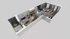 2 pokoje, mieszkanie 56,98 m², piętro 1, oferta nr C/130, Przystanek Prądnik 2, Kraków, Prądnik Biały, Górka Narodowa, ul. Meiera