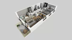 2 pokoje, mieszkanie 76,98 m², piętro 1, oferta nr C/131, Przystanek Prądnik 2, Kraków, Prądnik Biały, Górka Narodowa, ul. Meiera