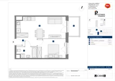 2 pokoje, mieszkanie 41,79 m², piętro 1, oferta nr C/132, Przystanek Prądnik 2, Kraków, Prądnik Biały, Górka Narodowa, ul. Meiera