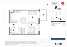2 pokoje, mieszkanie 41,79 m², piętro 5, oferta nr C/157, Przystanek Prądnik 2, Kraków, Prądnik Biały, Górka Narodowa, ul. Meiera