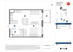 2 pokoje, mieszkanie 41,79 m², piętro 6, oferta nr C/162, Przystanek Prądnik 2, Kraków, Prądnik Biały, Górka Narodowa, ul. Meiera