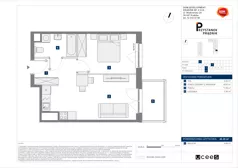 2 pokoje, mieszkanie 40,35 m², piętro 2, oferta nr C/181, Przystanek Prądnik 2, Kraków, Prądnik Biały, Górka Narodowa, ul. Meiera