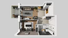 2 pokoje, mieszkanie 40,35 m², piętro 2, oferta nr C/181, Przystanek Prądnik 2, Kraków, Prądnik Biały, Górka Narodowa, ul. Meiera