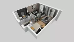2 pokoje, mieszkanie 40,35 m², piętro 2, oferta nr C/181, Przystanek Prądnik 2, Kraków, Prądnik Biały, Górka Narodowa, ul. Meiera