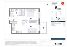 2 pokoje, mieszkanie 40,35 m², piętro 3, oferta nr C/187, Przystanek Prądnik 2, Kraków, Prądnik Biały, Górka Narodowa, ul. Meiera