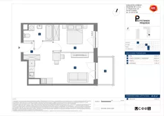 2 pokoje, mieszkanie 40,35 m², piętro 5, oferta nr C/199, Przystanek Prądnik 2, Kraków, Prądnik Biały, Górka Narodowa, ul. Meiera
