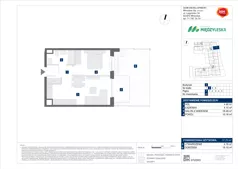 2 pokoje, mieszkanie 37,23 m², piętro 4, oferta nr A/100, Międzyleska 4, Wrocław, Tarnogaj, Krzyki, ul. Międzyleska