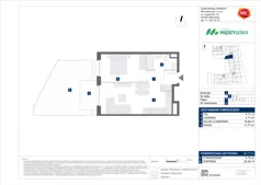 2 pokoje, mieszkanie 39,77 m², piętro 1, oferta nr A/31, Międzyleska 4, Wrocław, Tarnogaj, Krzyki, ul. Międzyleska