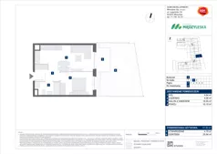 2 pokoje, mieszkanie 37,22 m², piętro 1, oferta nr A/73, Międzyleska 4, Wrocław, Tarnogaj, Krzyki, ul. Międzyleska
