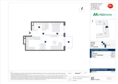 2 pokoje, mieszkanie 41,49 m², piętro 2, oferta nr A/36, Międzyleska 4, Wrocław, Tarnogaj, Krzyki, ul. Międzyleska