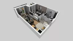 2 pokoje, mieszkanie 42,50 m², parter, oferta nr A/1, Osiedle Międzyleska 3, Wrocław, Tarnogaj, Krzyki, ul. Międzyleska